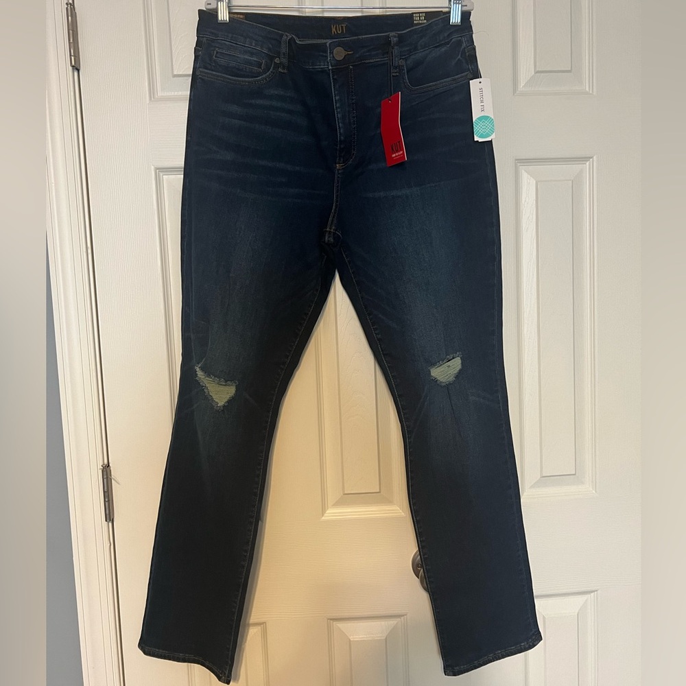 KUT FROM THE KLOTH High Rise Fab Ab Boyfriend Jeans